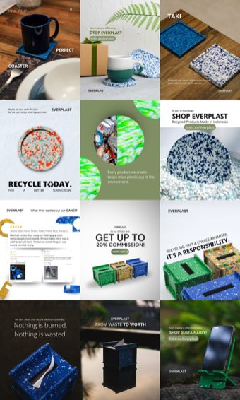 Everplast Instagram grid