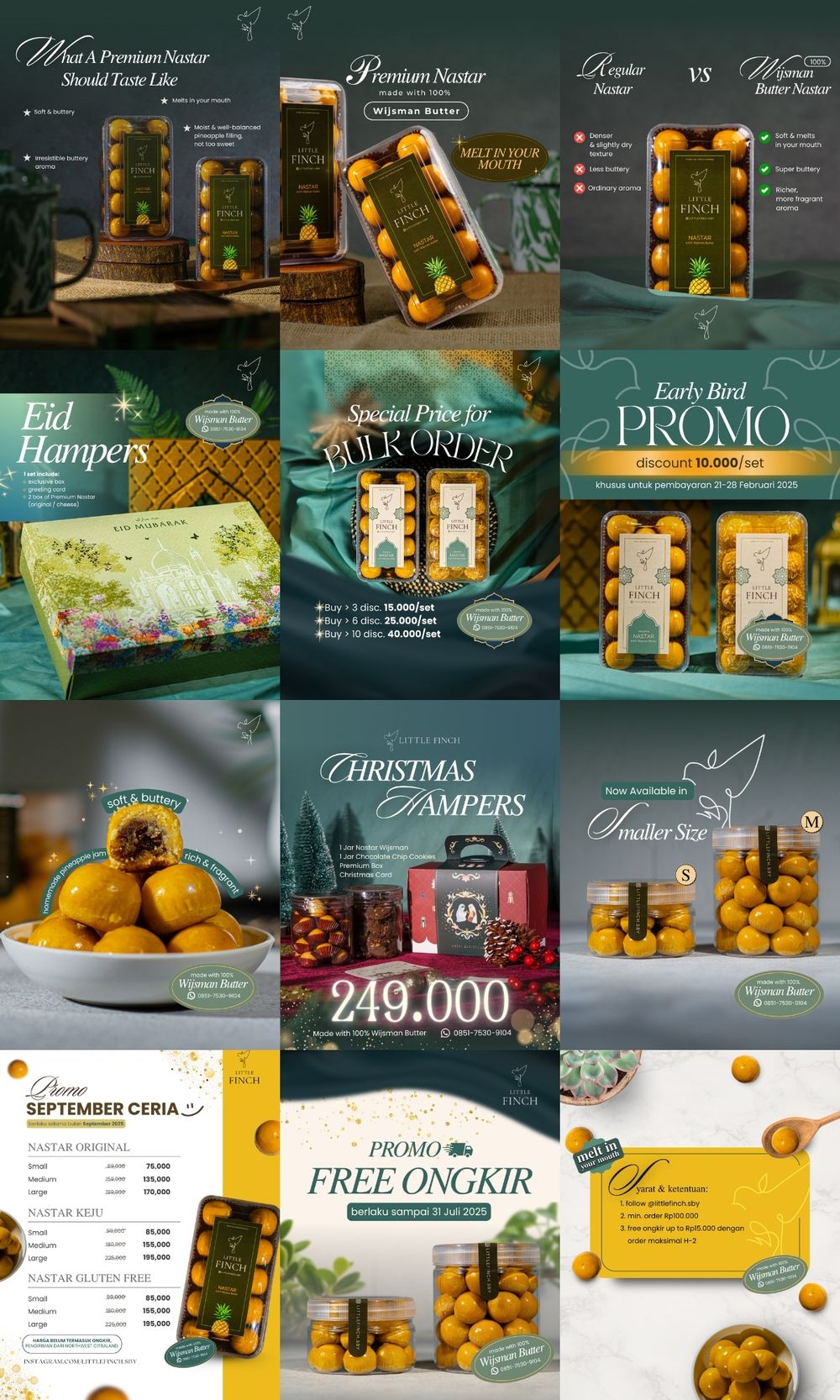Little Finch Instagram grid